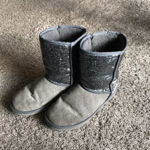 Sequin Boots